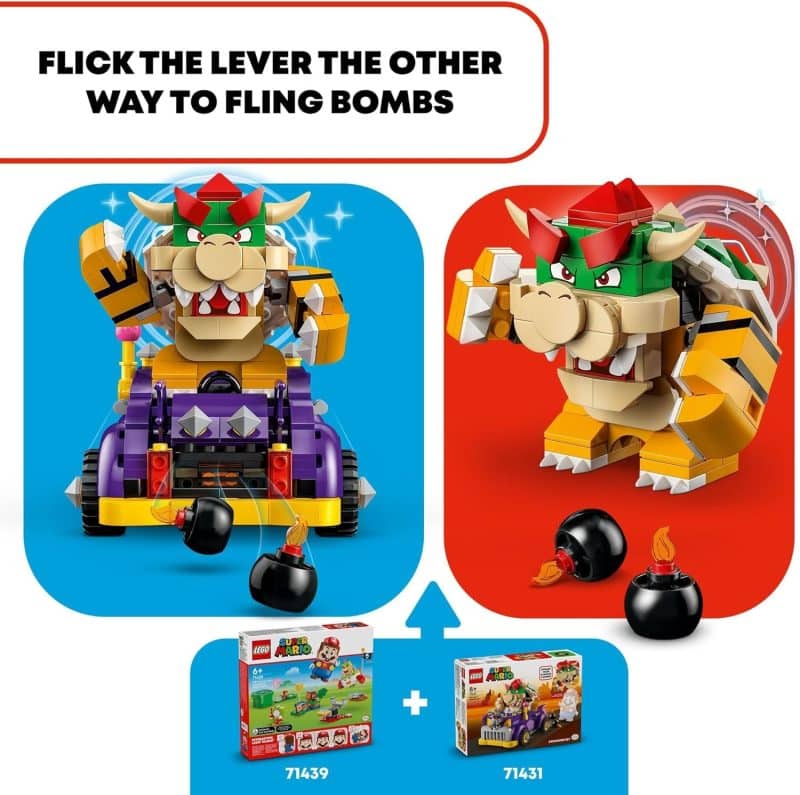LEGO Super Mario Bowser's Muscle Car Expansion Set (71431) - Image 5