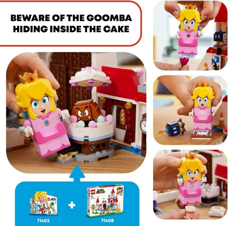 LEGO Super Mario Peach’s Castle Expansion Set (71408) - Image 6