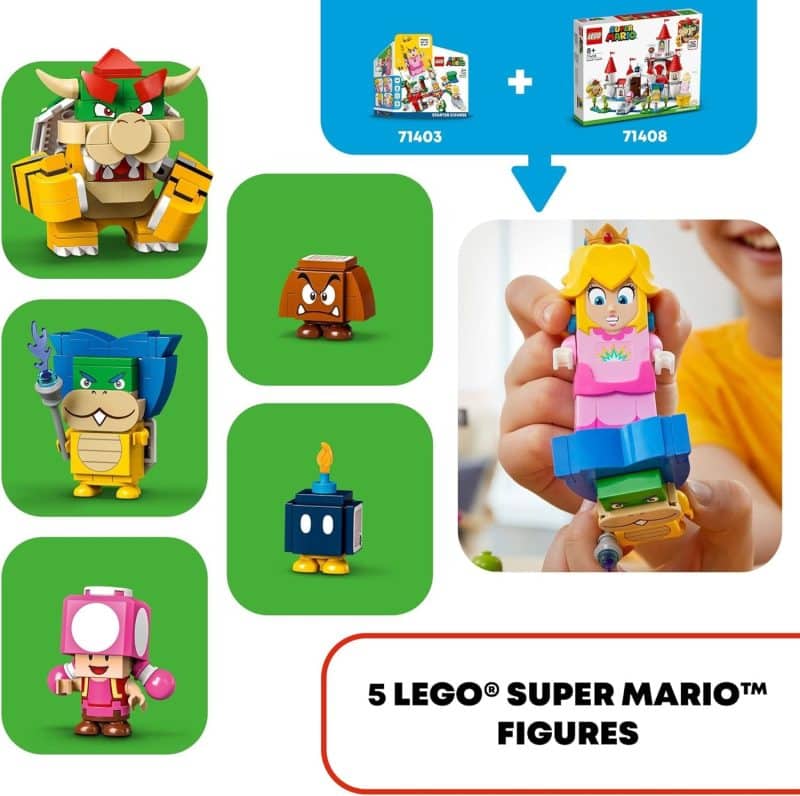 LEGO Super Mario Peach’s Castle Expansion Set (71408) - Image 7
