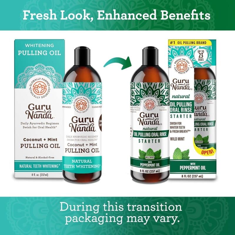 GuruNanda Coconut + Mint Pulling Oil - Image 2