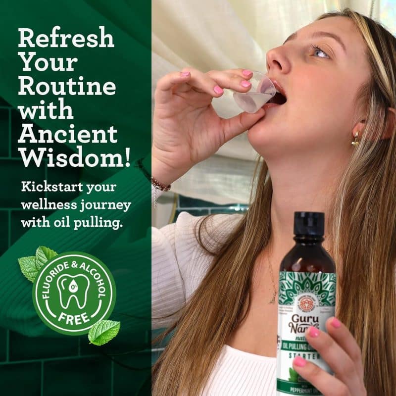 GuruNanda Coconut + Mint Pulling Oil - Image 4