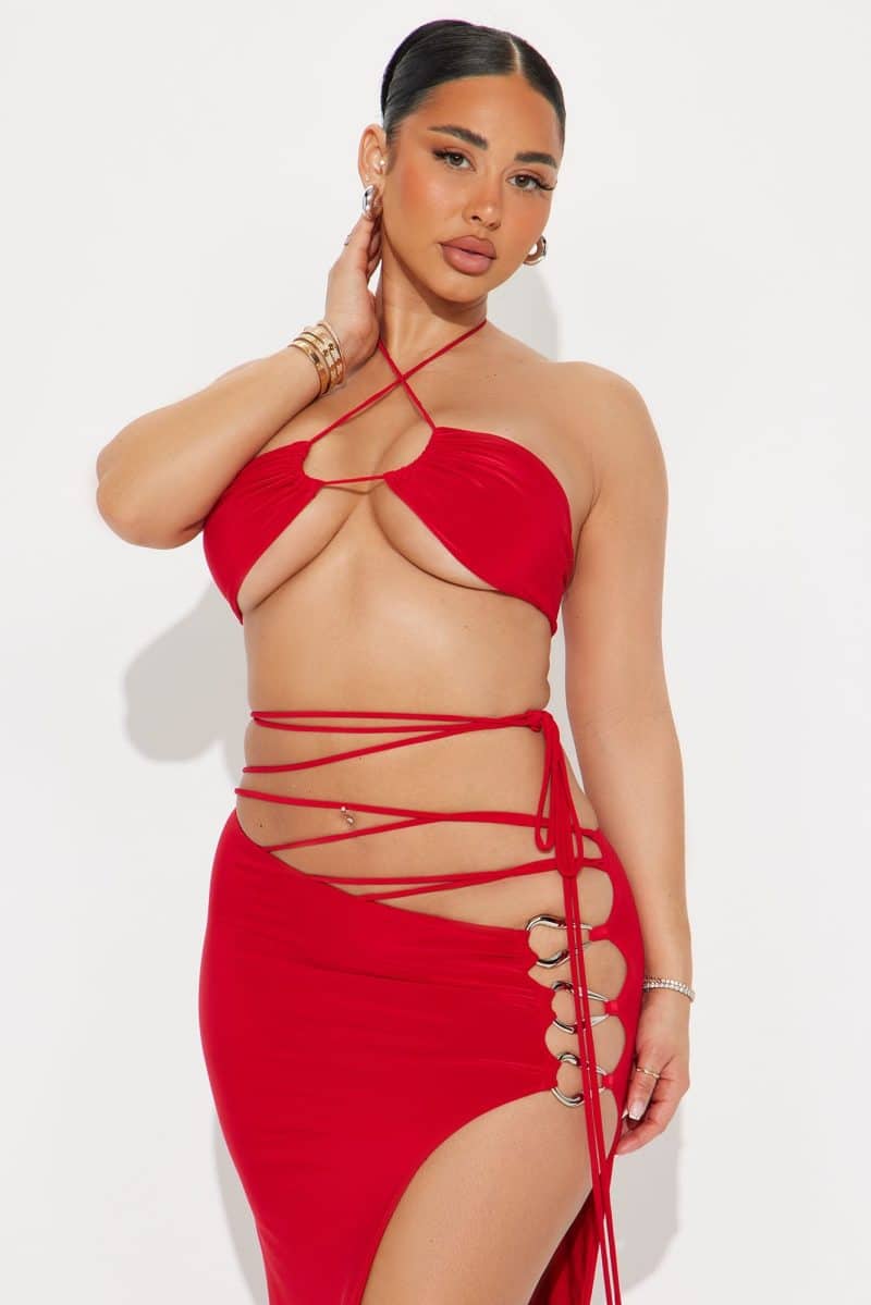 Fashion Nova Say Less Maxi Skirt Set - Image 2