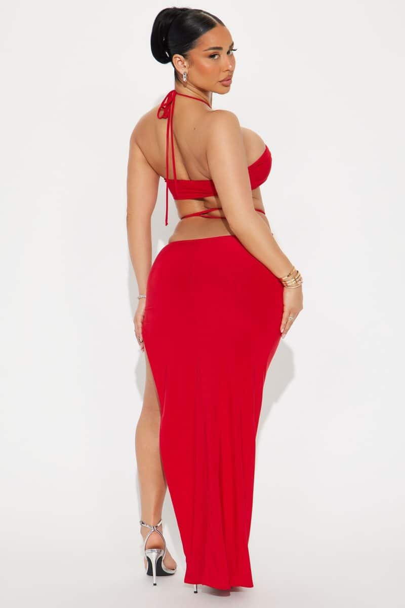 Fashion Nova Say Less Maxi Skirt Set - Image 3