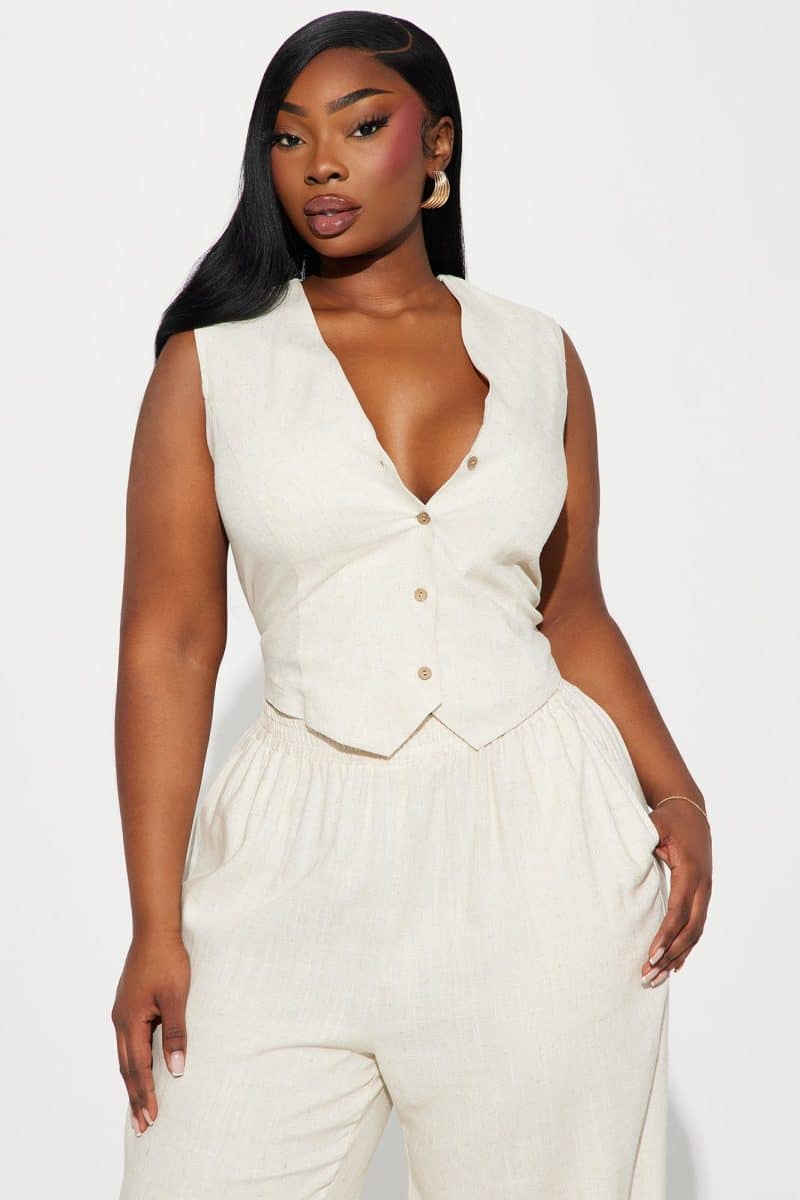 Fashion Nova Perfect Vacay Linen Pant Set - Image 5