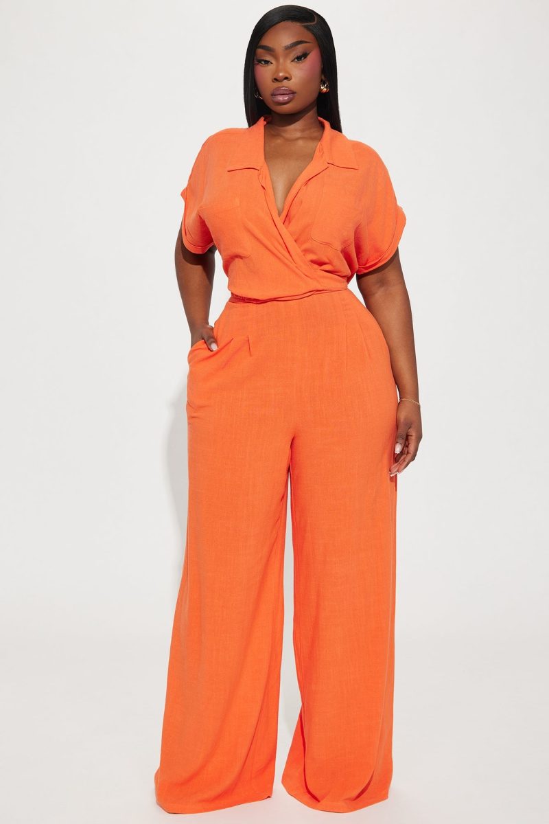Fashion Nova Andrea Linen Pant Set - Image 4