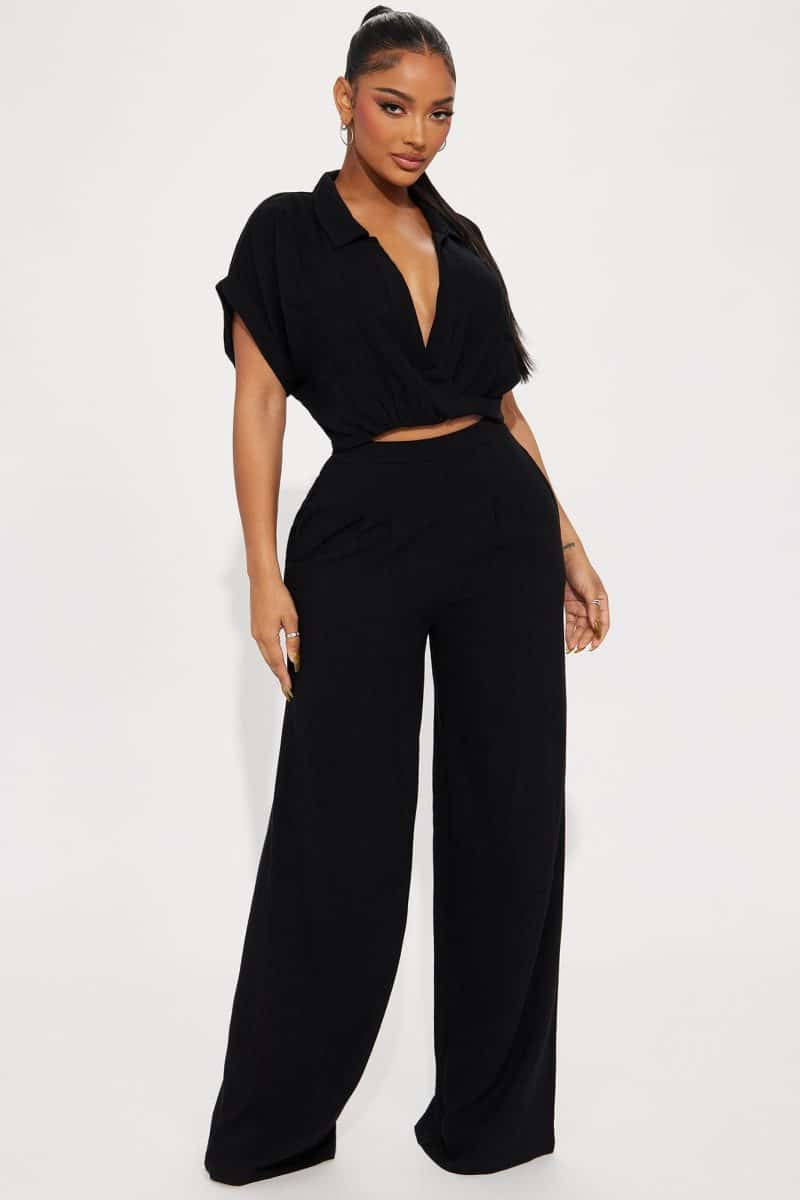 Fashion Nova Andrea Linen Pant Set - Image 7