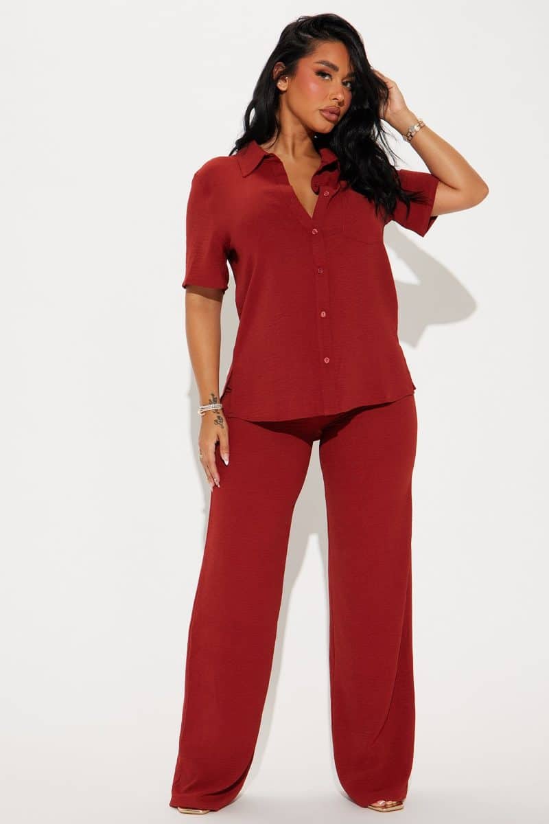 Fashion Nova Makenzie Short Sleeve Pant Set - Image 45