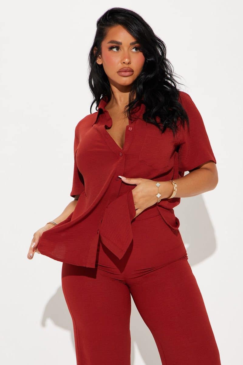 Fashion Nova Makenzie Short Sleeve Pant Set - Image 46