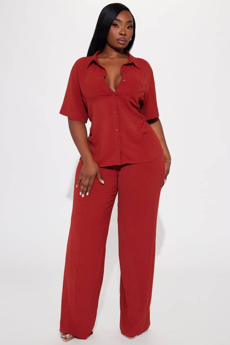Fashion Nova Makenzie Short Sleeve Pant Set - Image 48