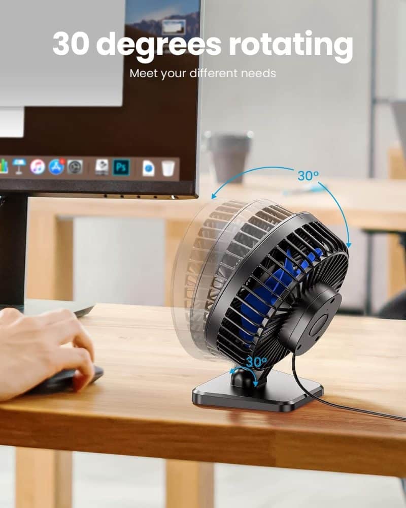 Gaiatop USB Desk Fan - Image 4