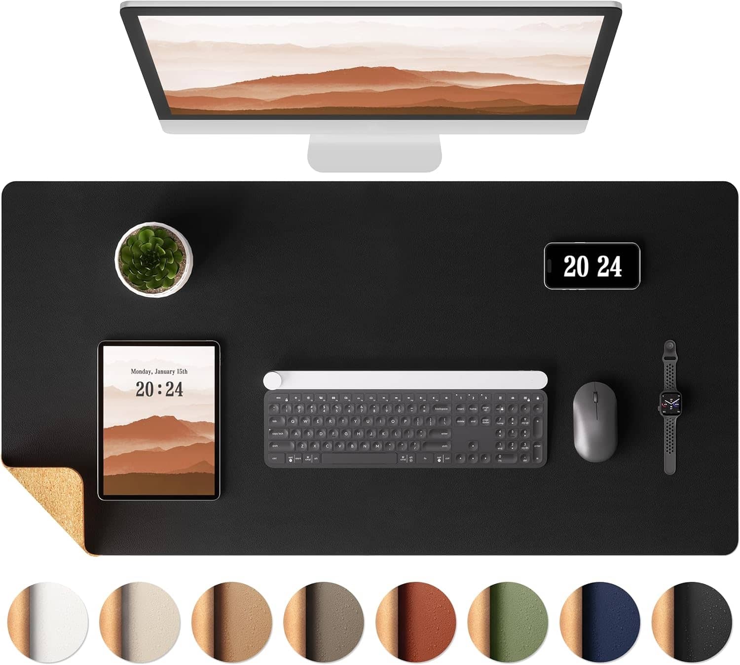 Deep Black+cork