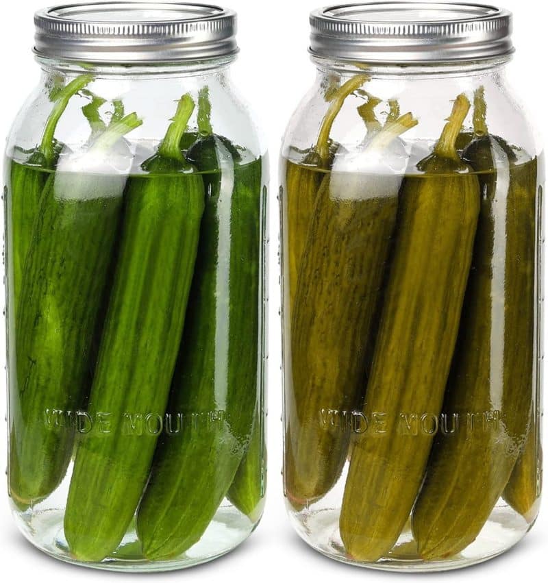 YNIKEN 64 oz Mason Jars Wide Mouth (3-Pack) - Image 6