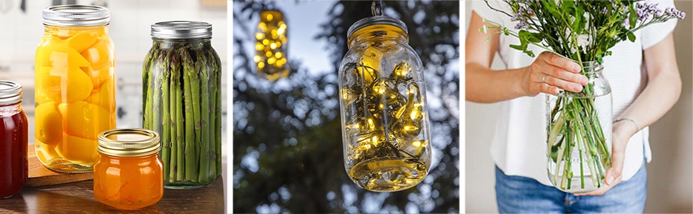half gallon mason jars